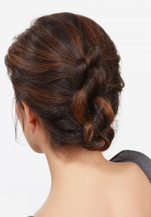 clip in extensions-knotted-updo
