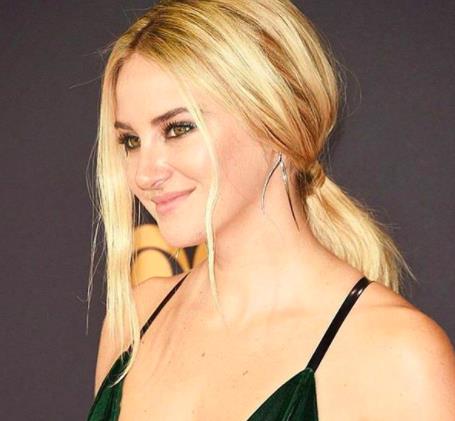 clip in hair extensions-shailene-woodley-low-ponytail