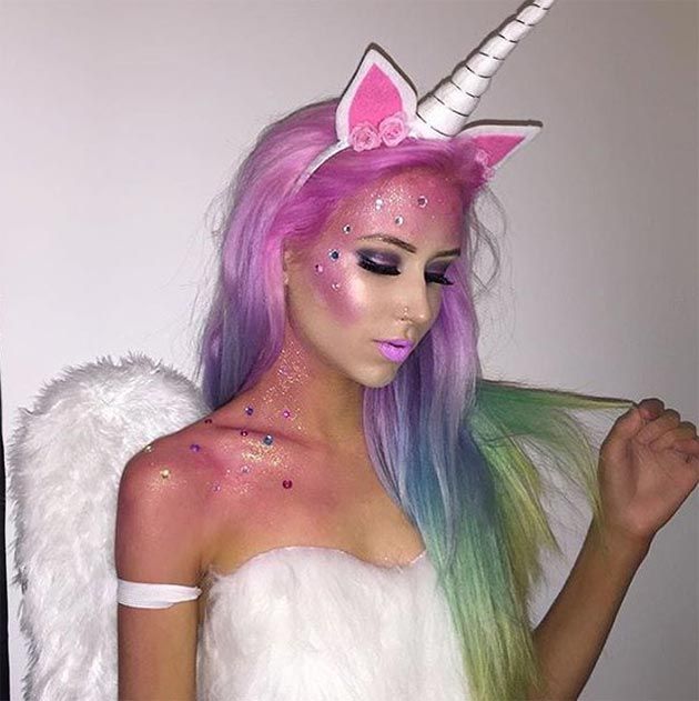 cliphair-extensions-killer-halloween-unicorn