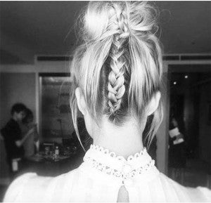 braided-top-knot-hairstyle-using-clip-in-hair-extensions